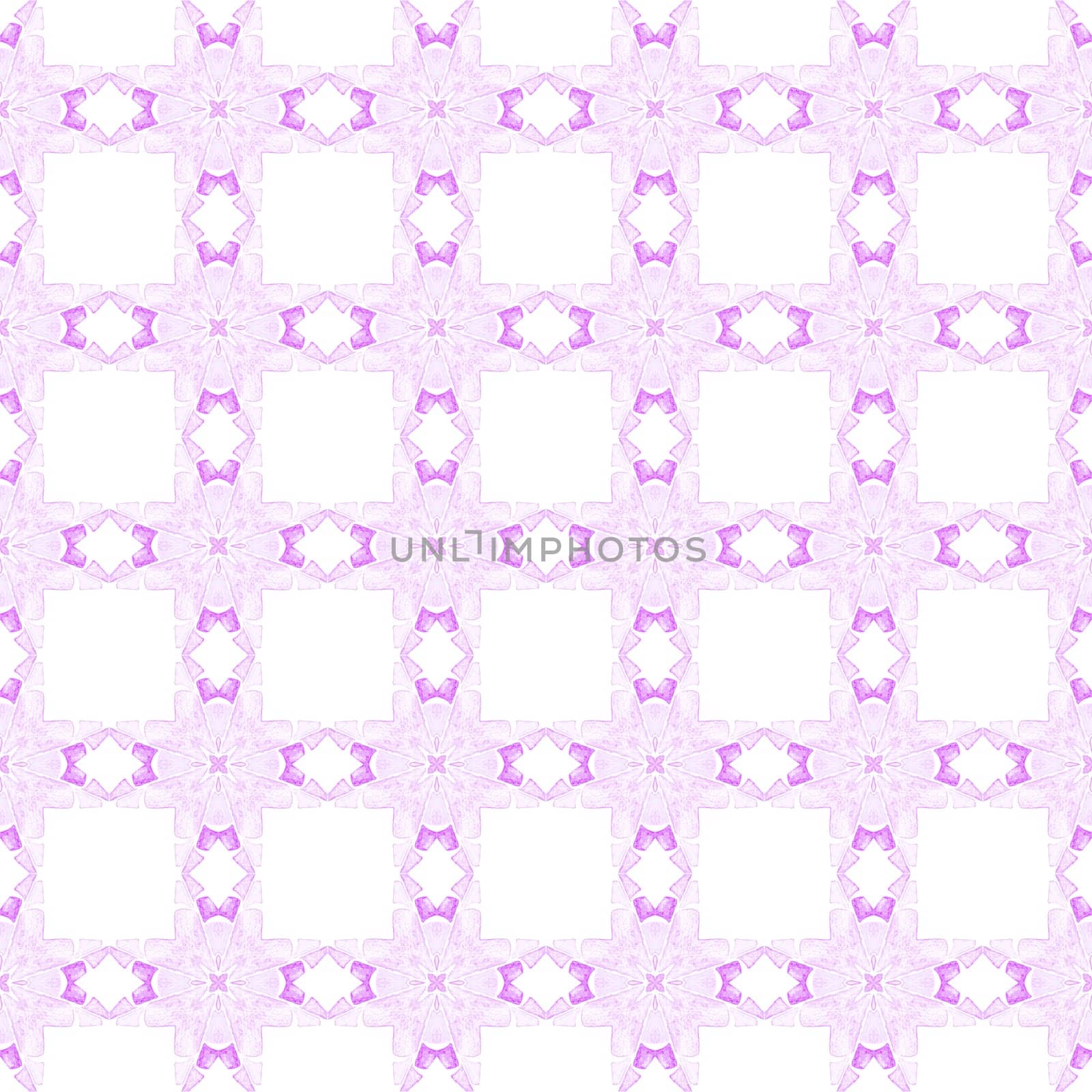Textile ready magnetic print, swimwear fabric, wallpaper, wrapping. Purple mind-blowing boho chic summer design. Trendy organic green border. Organic tile.