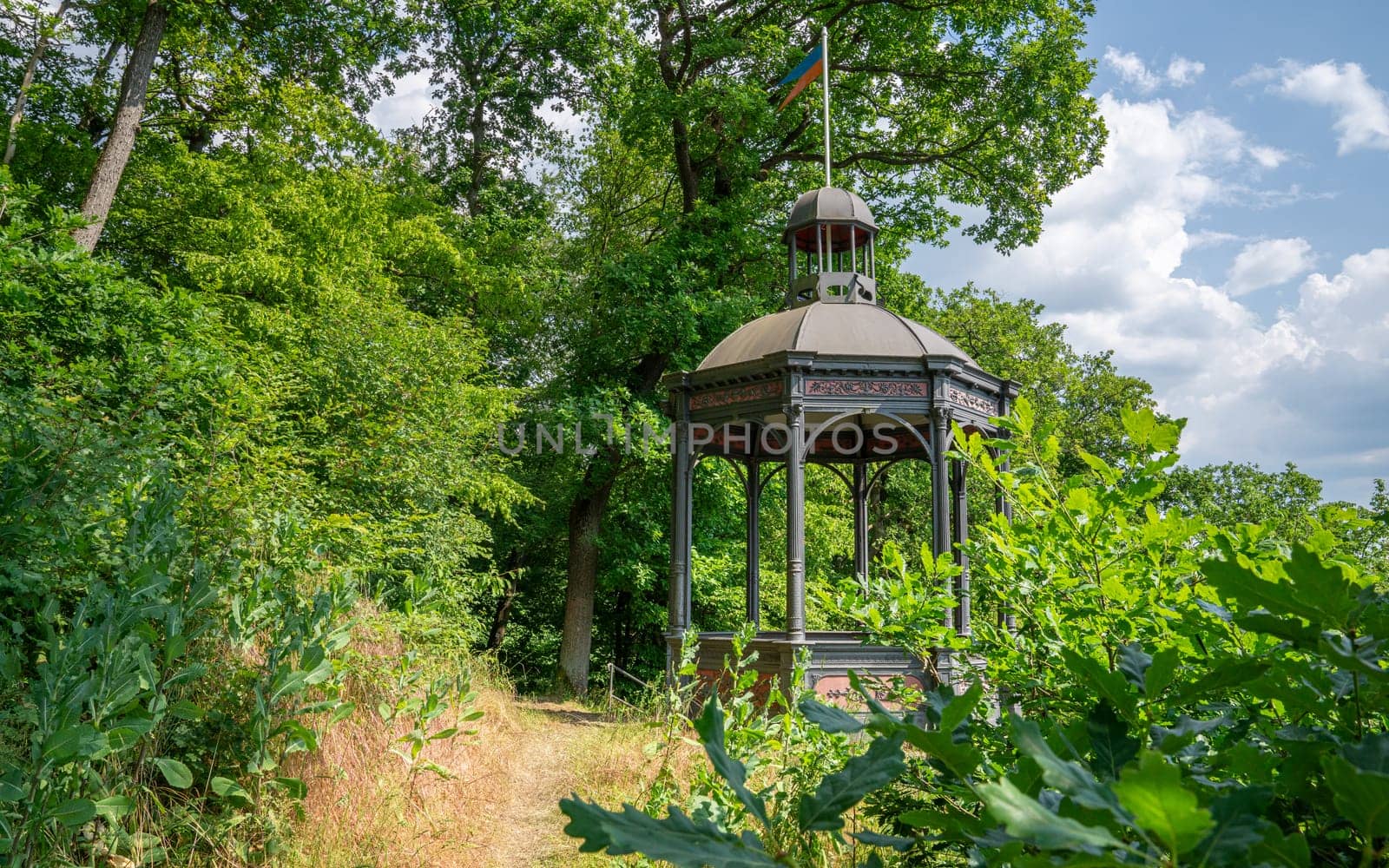 Bismarck temple close to Dillenburg, Hesse, Germany by alfotokunst