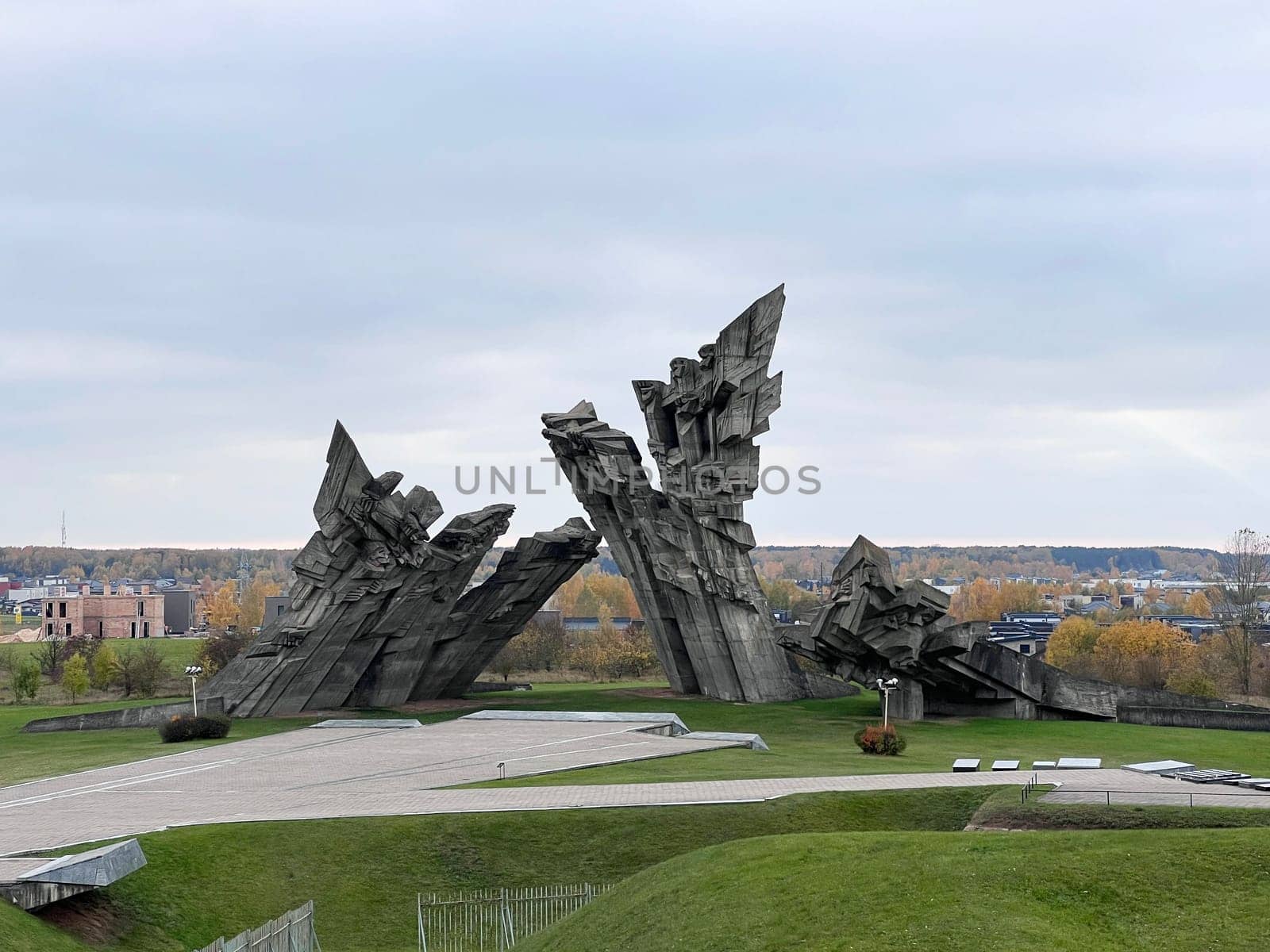 Ninth Fort view from the sky, Kaunas . High quality photo