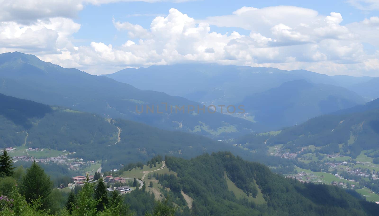 Mountain scenery. High quality photo