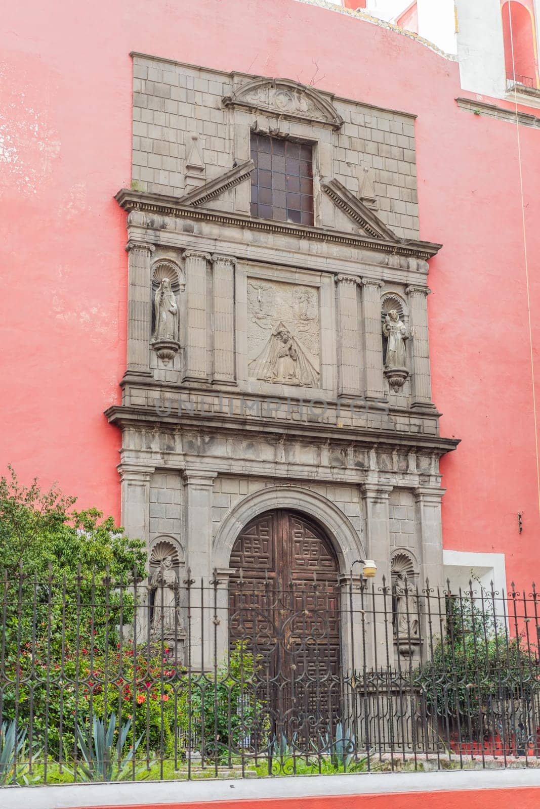 Colorful colonial streets of Puebla, Mexico. Vibrant architecture, cultural heritage, and historic charm concept.