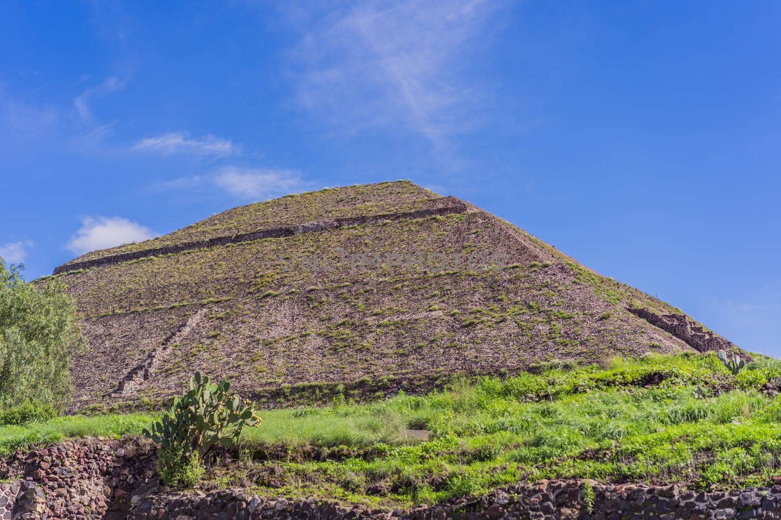 Teotihuacan, ancient Mesoamerican city in Mexico. Historic ruins, cultural heritage, and archaeological site concept.