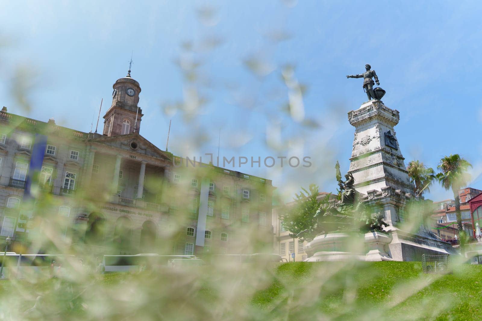 View of the Porto Stock Exchange Palace Building, Portugal