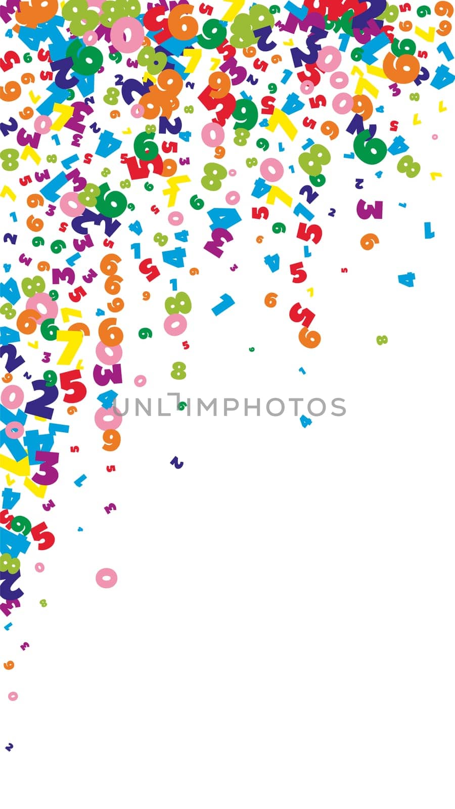 Falling letters of English language. Colorful childish flying characters of Latin alphabet. Foreign languages study concept. Back to school banner .