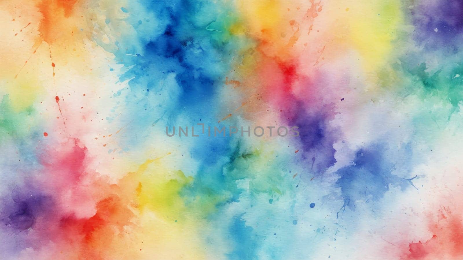 An array of colorful hues merge in a fluid dance, showcasing shades of blue, yellow, and red. The dynamic blend evokes a sense of tranquility and creativity, inspiring imagination.