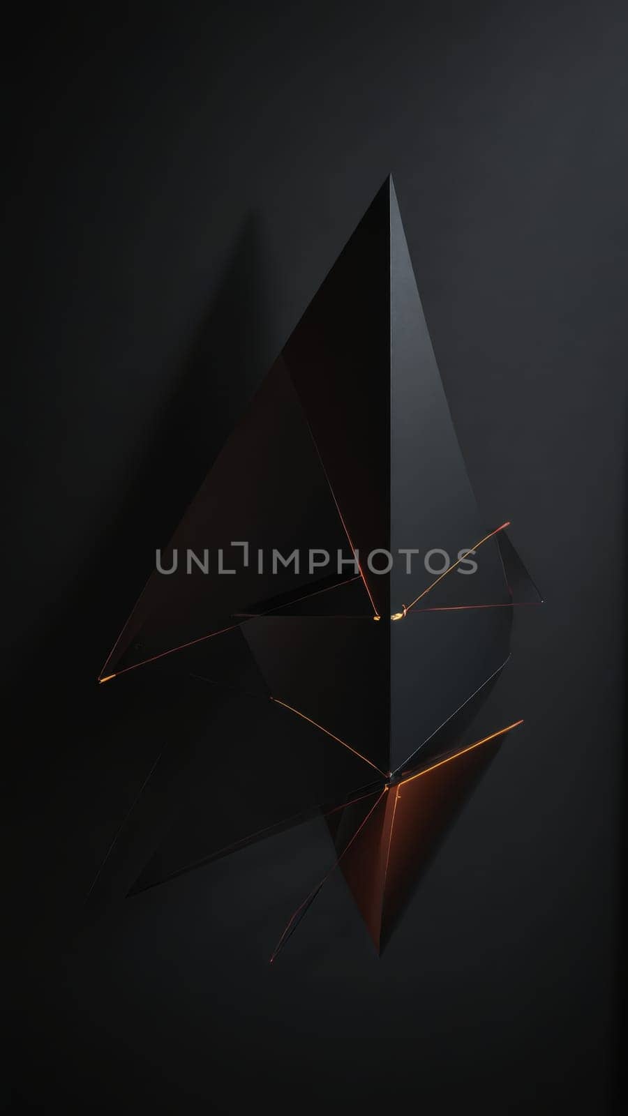 Vibrant lines intertwine and dance in a striking contrast against a black background, creating a captivating abstract formation that evokes a sense of energy and motion.