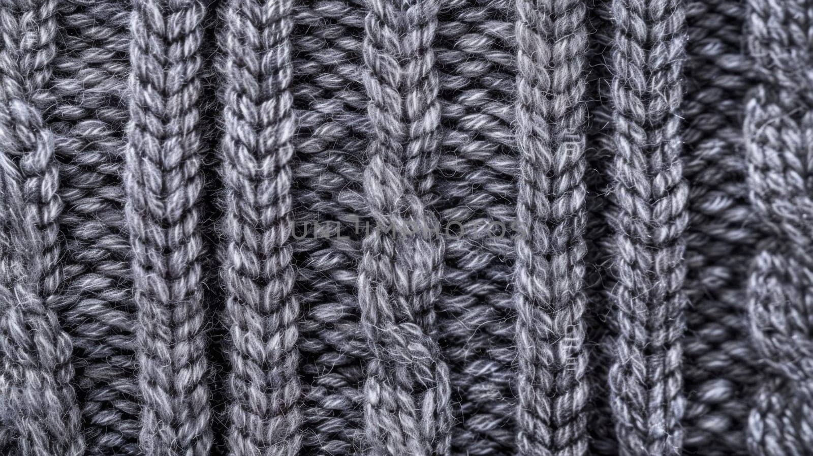 Close-up of woolen knit texture backdrop