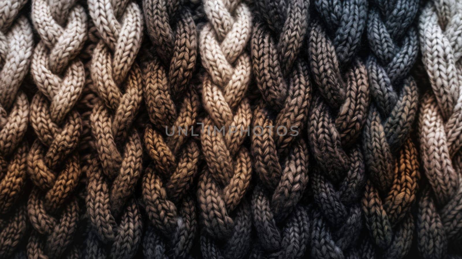 Close-up of woolen knit texture backdrop