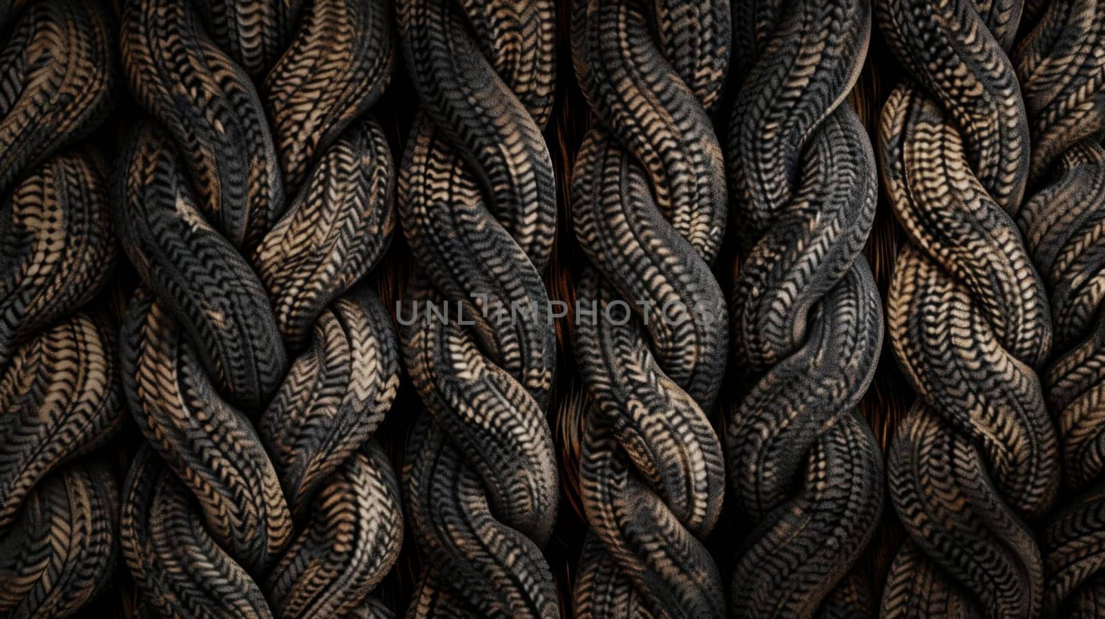 Close-up of woolen knit texture backdrop