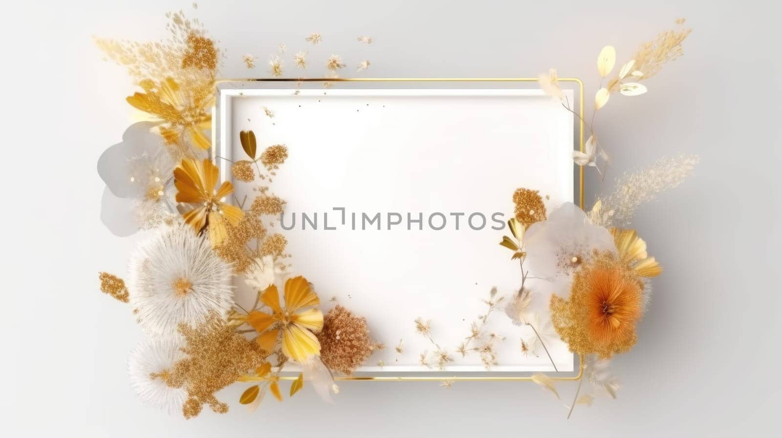 Watercolor abstract design for background of wedding or buzzy social media banner generative AI