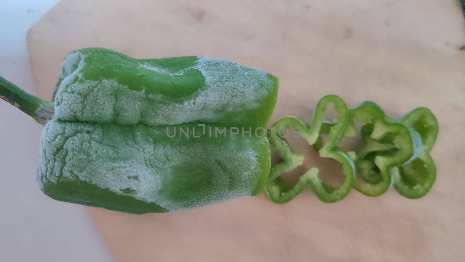 Food green pepper vegan vegetable . High quality photo