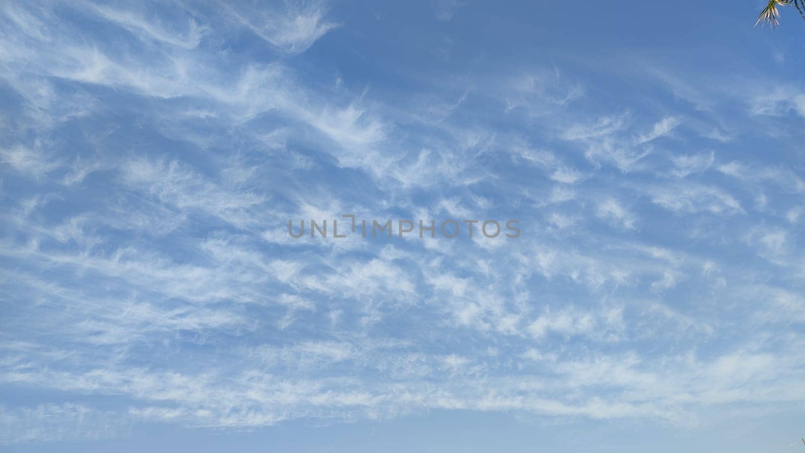 blue sky and, white clouds, background nature air atmosphere weather. High quality photo