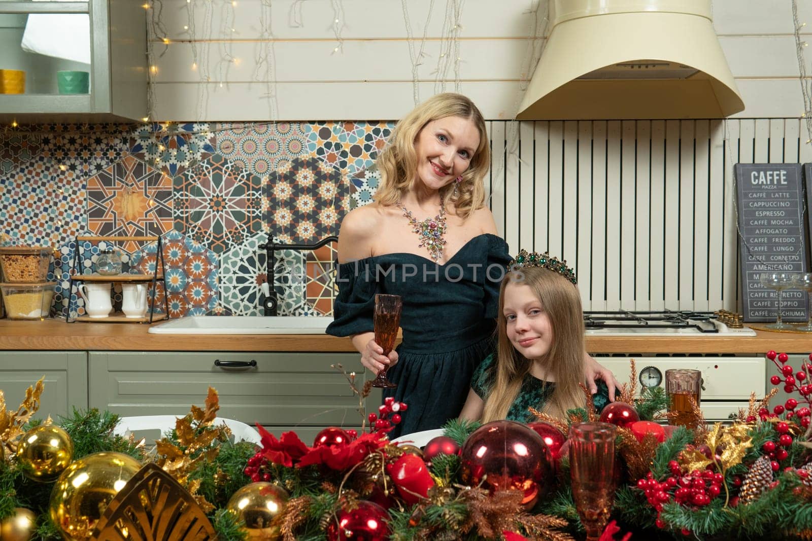 together happy children kitchen biscuit season new winter table year family home little