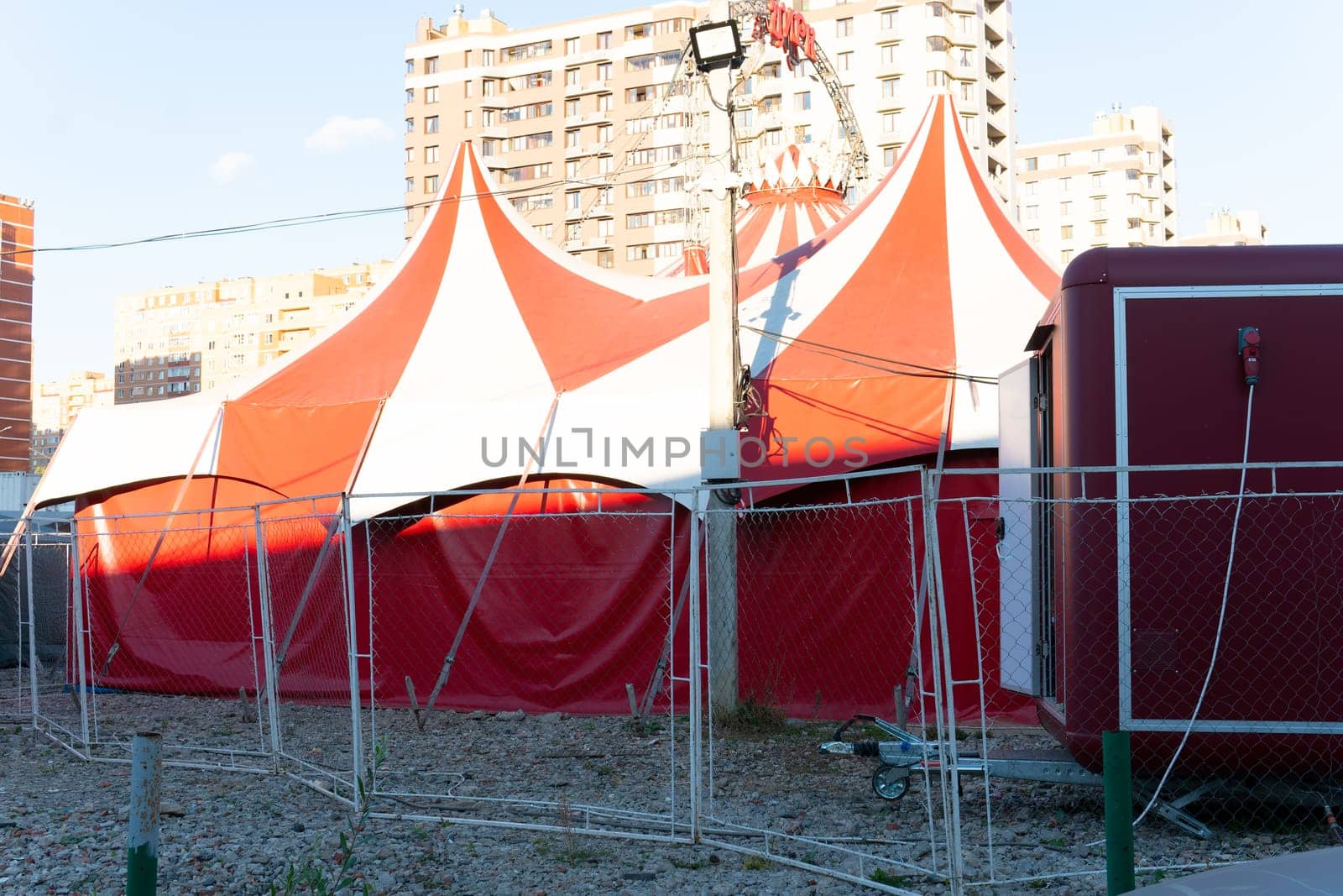 clown fun show fair amusement background tent colorful circus entertainment festival