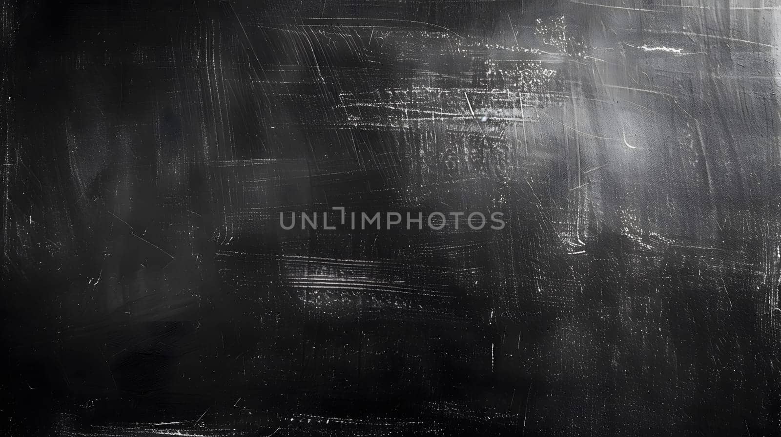 Abstract black chalkboard texture background with grunge and chalk marks