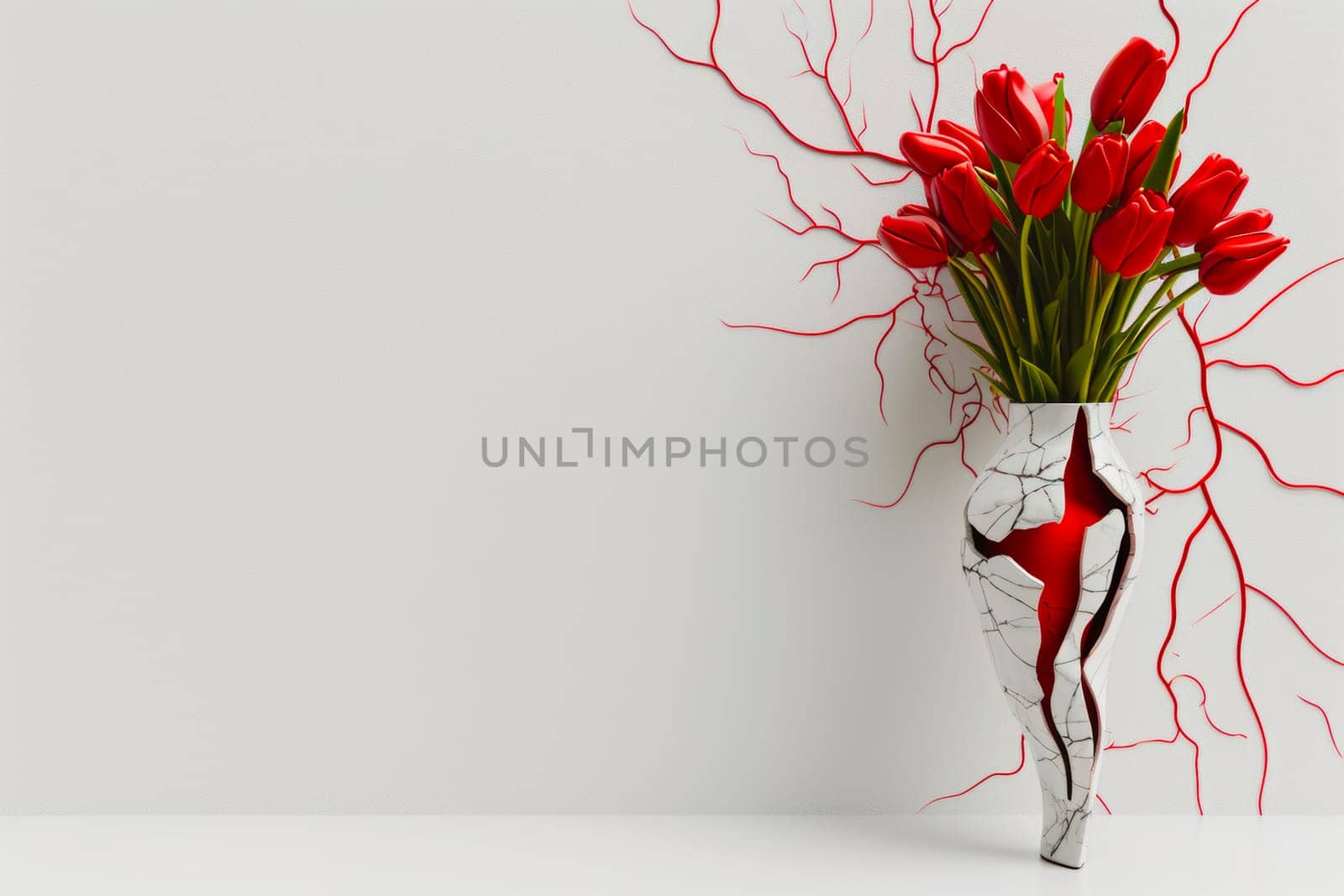 A pristine, minimalistic white background that serves as an ideal canvas for a variety of creative and media projects