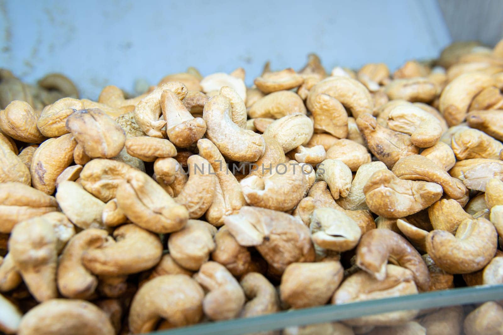 retail fruit snack background heap food raw nut sale market nutrition protein kernel