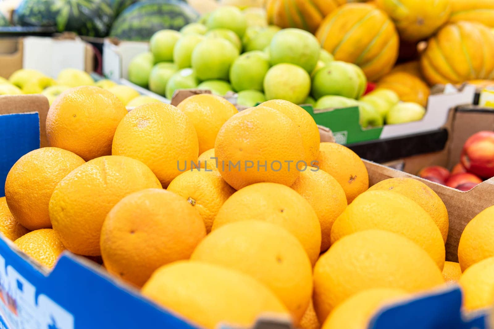 healthy sweet food vegetarian background raw citrus organic orange fresh market ripe vitamin