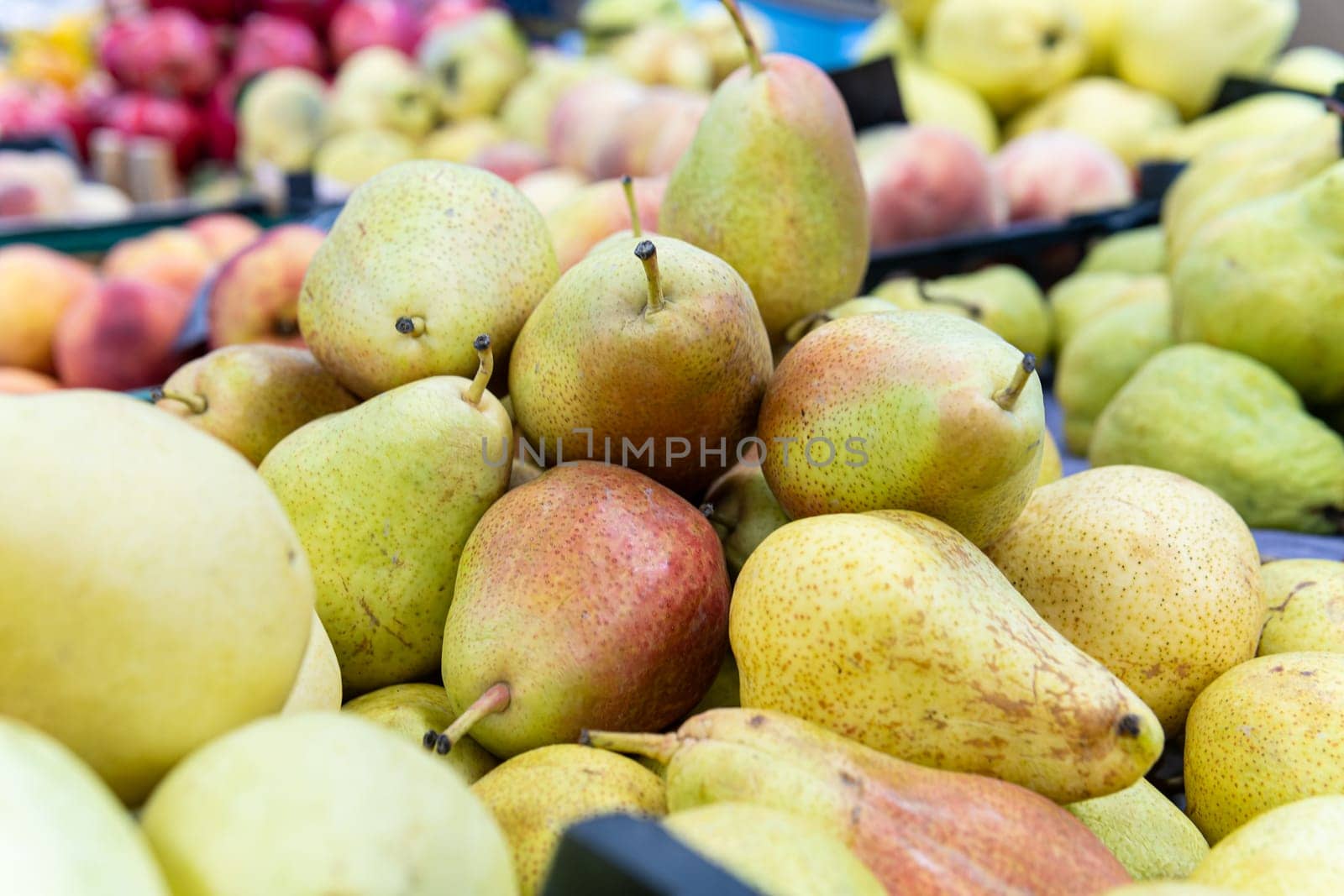 green fresh ripe freshness organic vegetarian fruit pear agriculture food healthy diet background