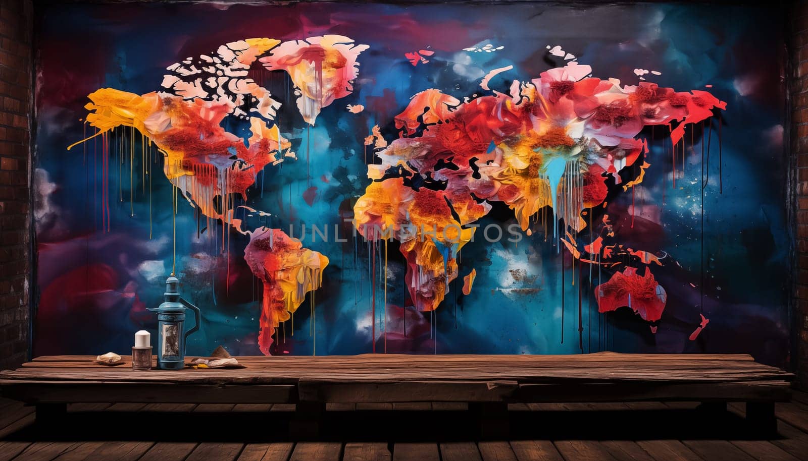 World map - abstract background. High quality photo