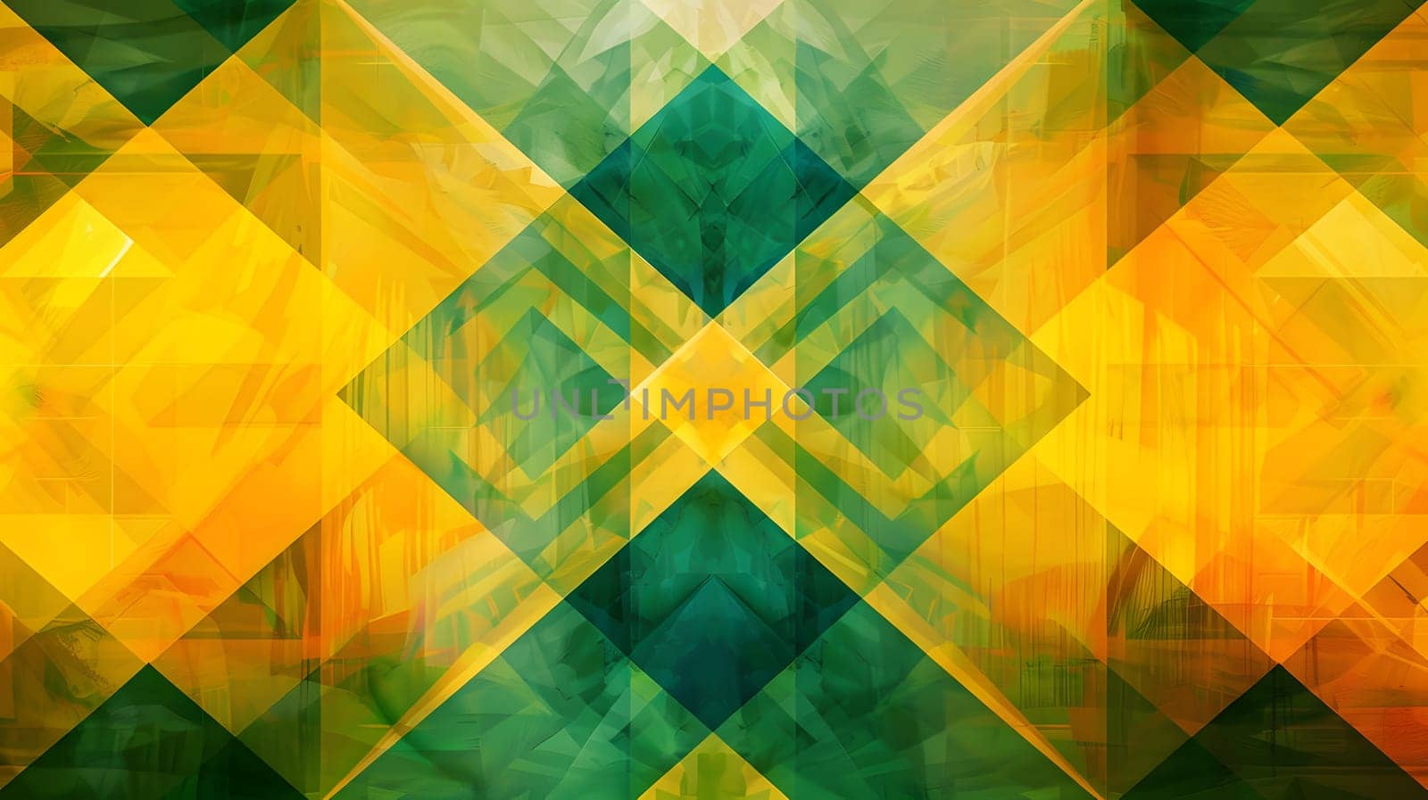 Colorful geometric pattern featuring warm green and yellow tones for creative designs.