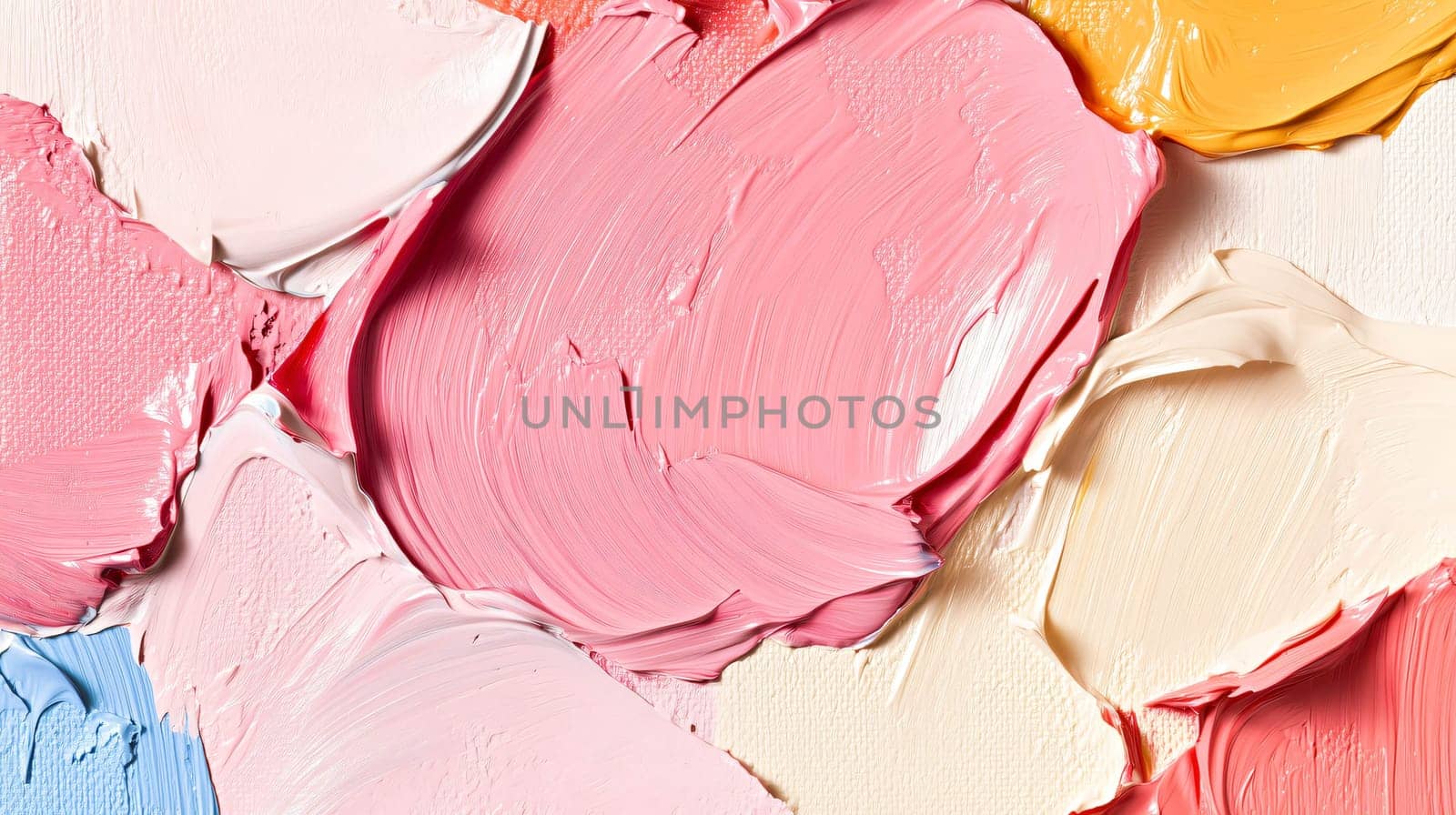 Thick oil paint forming an abstract pattern, creating an artistic textured background