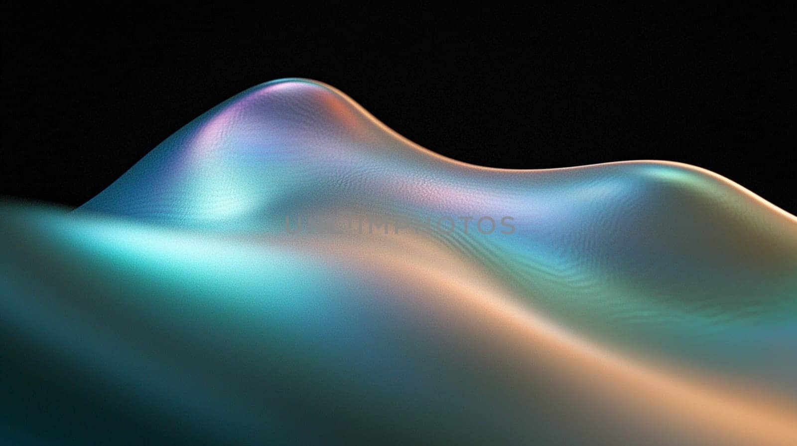 Mesmerizing translucent blue wave gracefully shapes against a dark background, evoking mystery and elegance. Modern, artful, with a futuristic feel, exuding smooth flow and dynamic motion