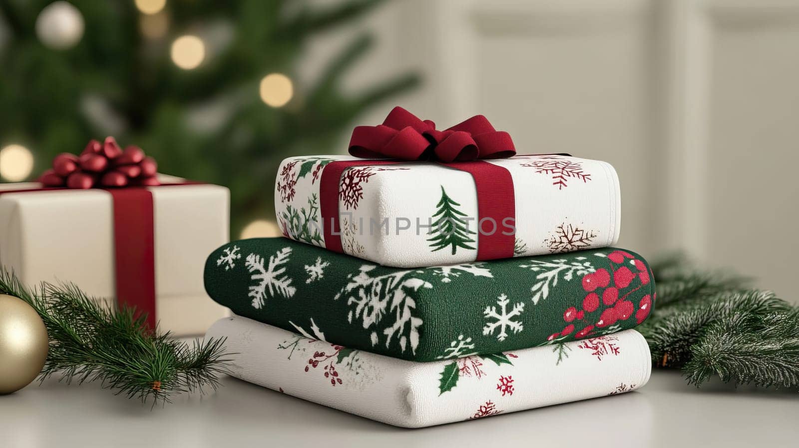 Discover elegant kitchen towels adorned with delightful Christmas designs and vibrant motifs for the holiday season