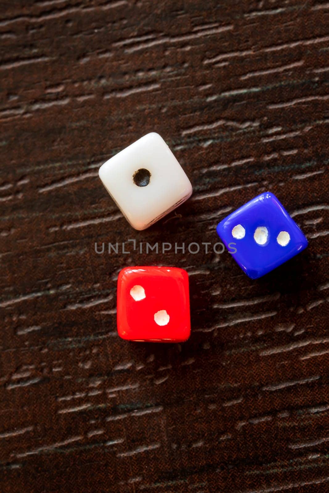 Colorful dice by EdVal