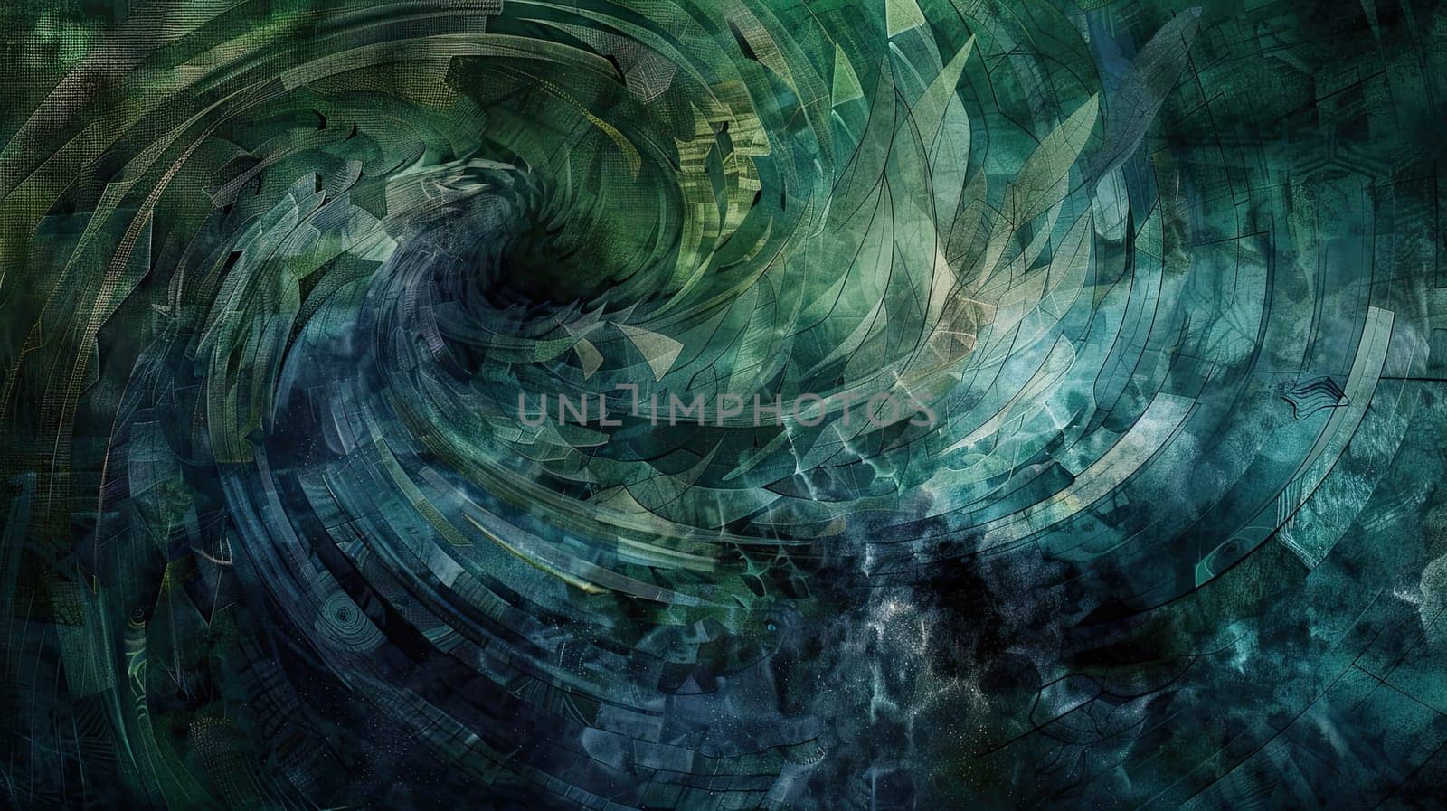 Dive into the mesmerizing world of digital art with swirling strokes that evoke the ethereal beauty of a watercolor aurora. This captivating design showcases a blend of colors and textures that inspire creativity and tranquility.