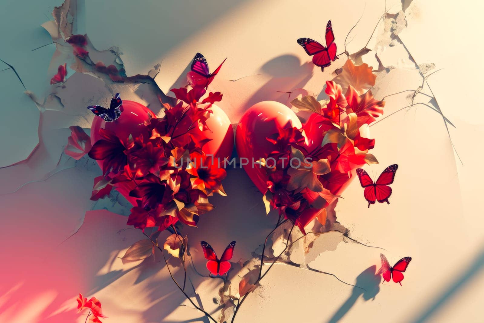 This is a clean and minimalist white background, which showcases soft and subtle textures for versatile use