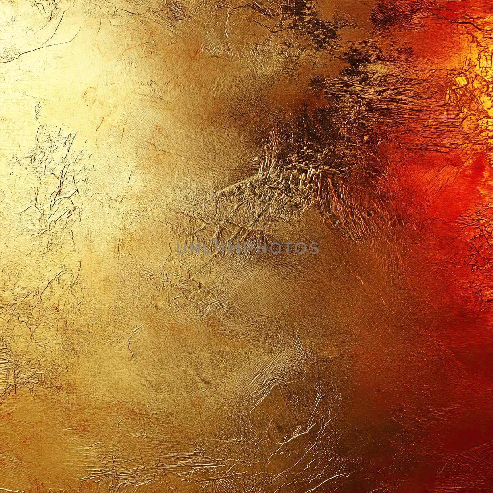 A vibrant and textured background featuring a blend of gold and red hues, ideal for use in creative projects, designs, and art applications.
