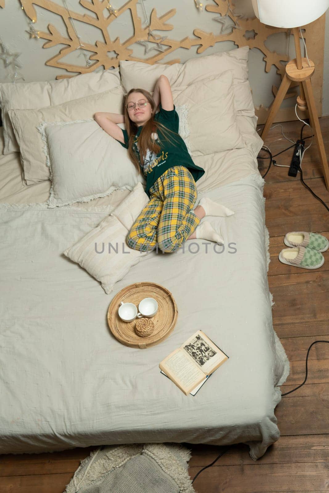 adorable cute kid lifestyle play childhood home happy child beautiful caucasian fun little bed face