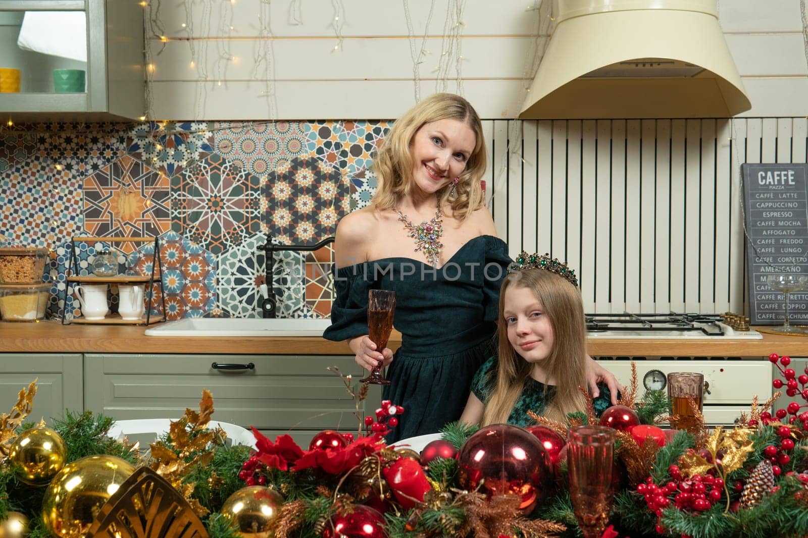 year biscuit new children little table season together kitchen happy home winter family