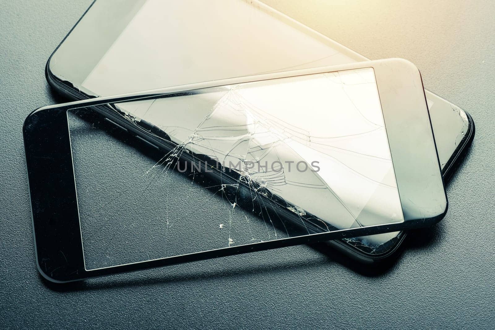 broken tempered glass screen protector by norgal