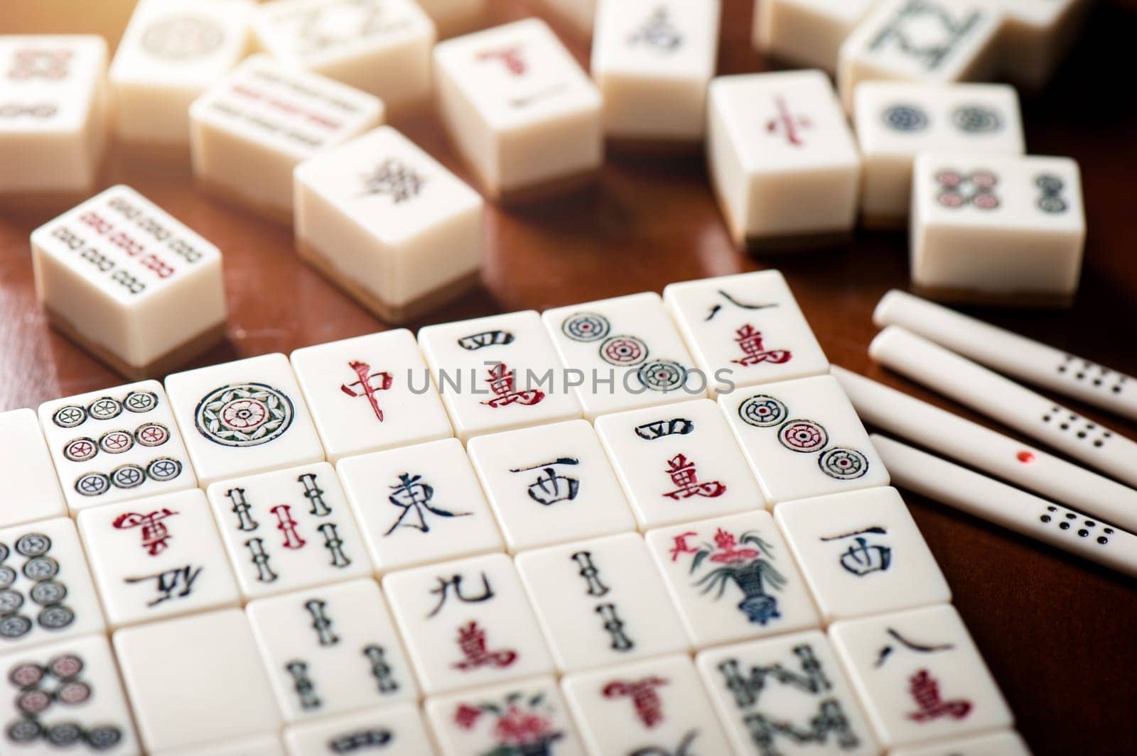 old Mahjong tiles by norgal