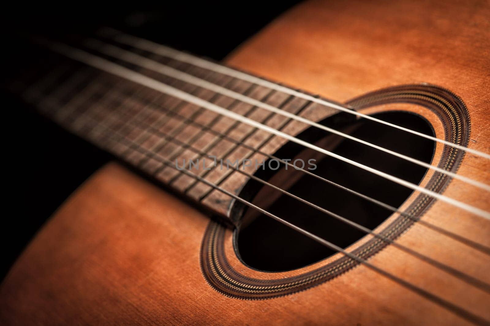 abstract classical guitar by norgal