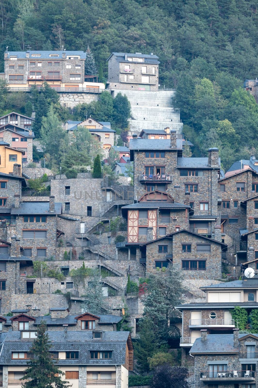 Houses in the Parish of Escaldes Engordany in Andorra in 2023. by martinscphoto