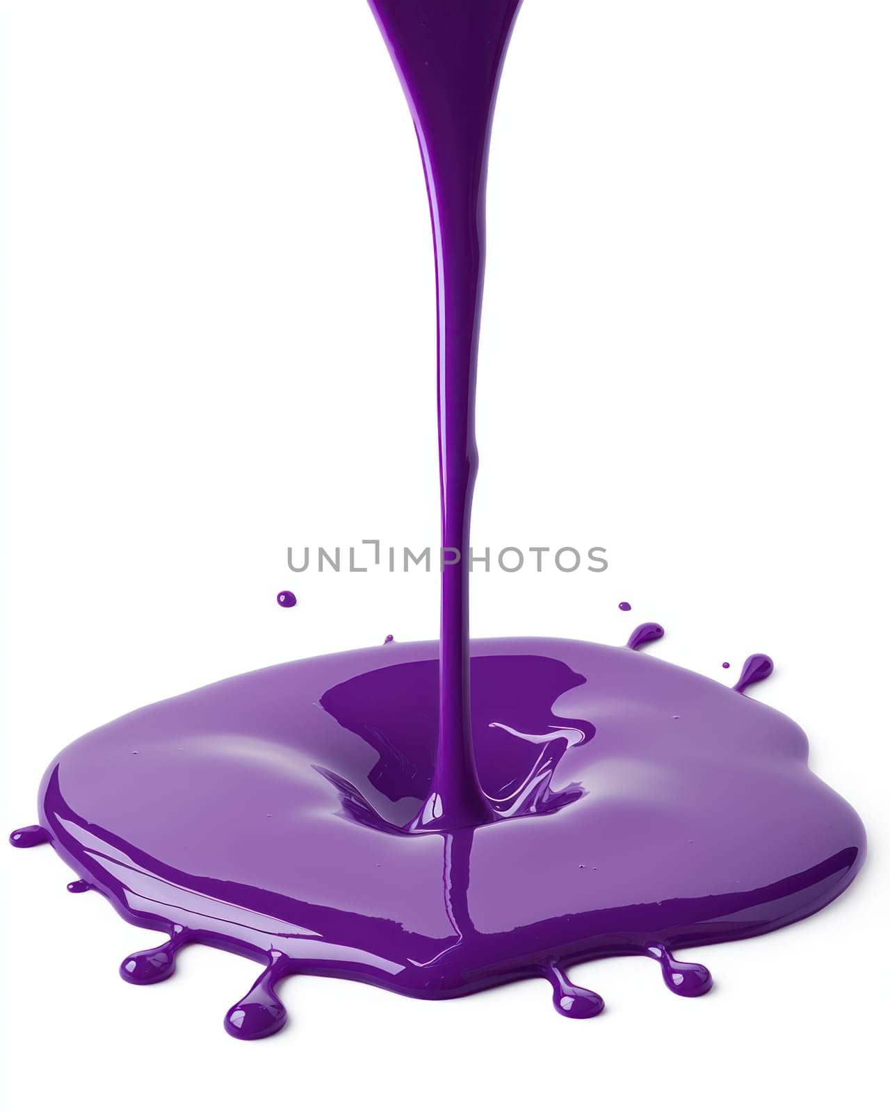 vibrant purple liquid flows gracefully, creating stunning visual effect.
