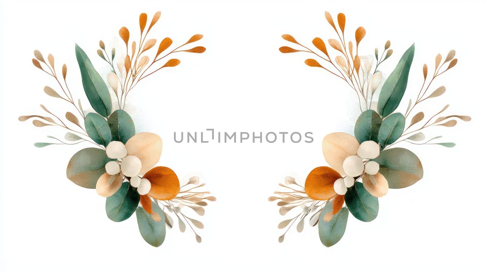 Floral arrangement with abstract shapes and soft colors, perfect for decor.