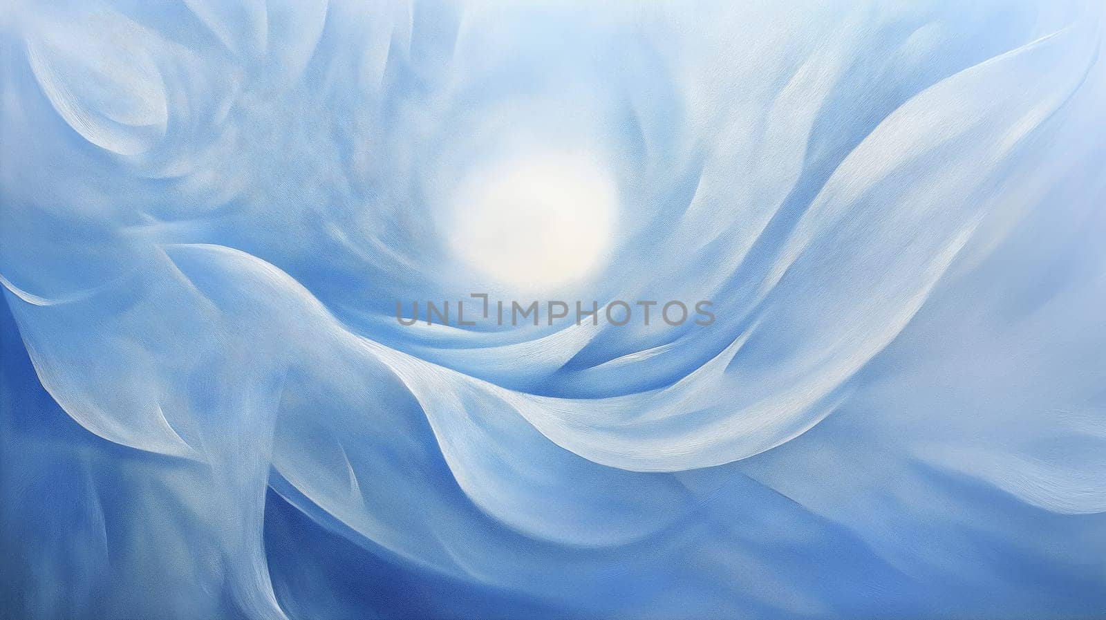 An abstract painting evokes deep emotions with its soft, flowing wave-like forms. the soothing color palette and fluid movement make it ideal for enhancing artistic interior design and decor.