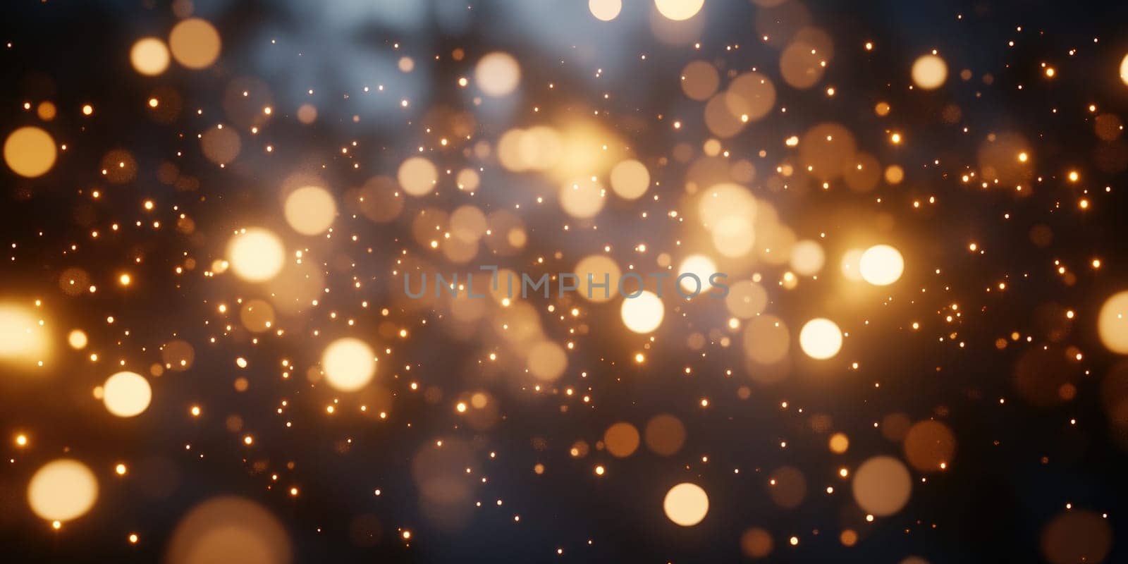 Mesmerizing fireworks display in night sky with soft blurred lights.