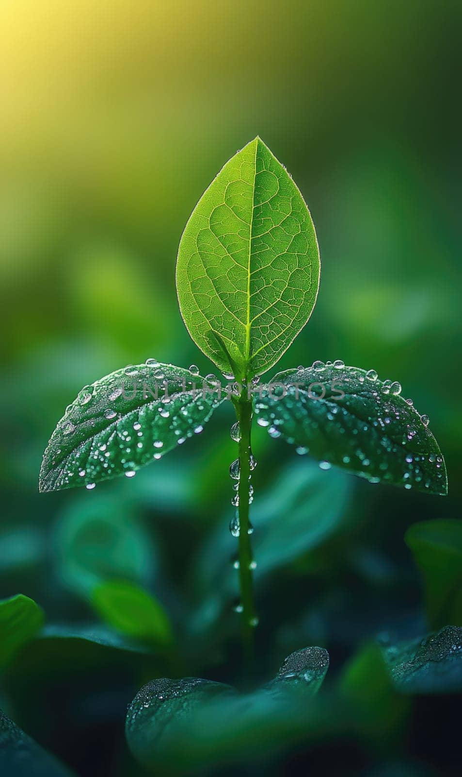 Fresh beginnings: green sprouts symbolizing growth, renewal, representing beauty of nature resilience, promise of new life as they emerge from the earth, vibrant, full of potential