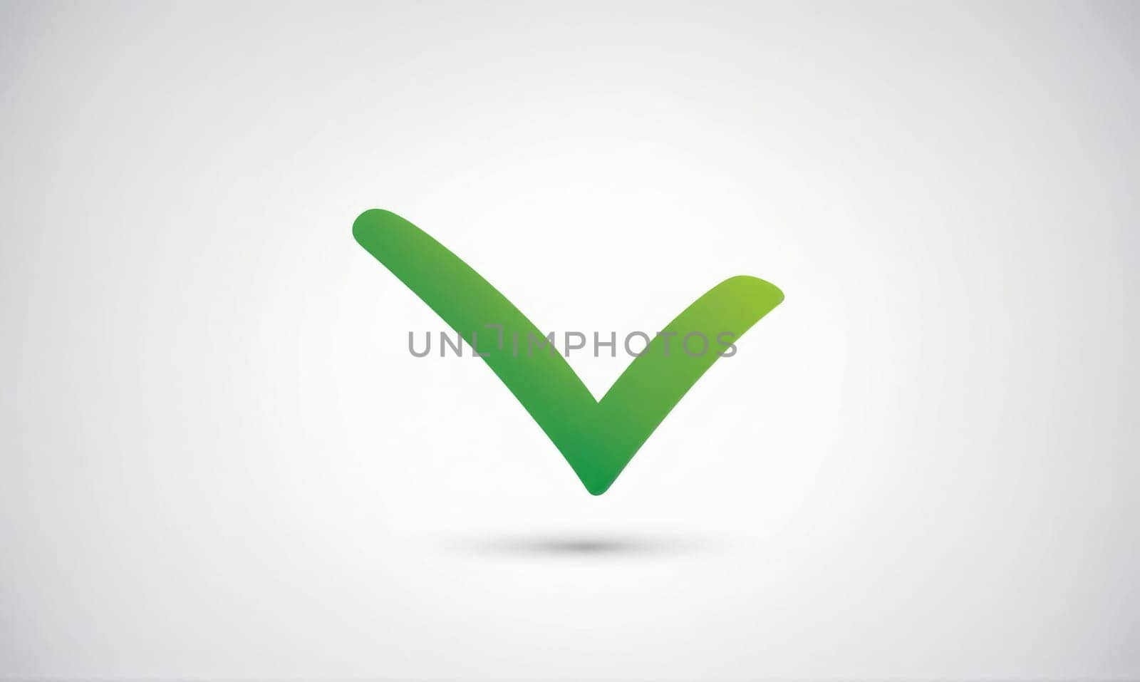 A green checkmark symbol is isolated against a white background.