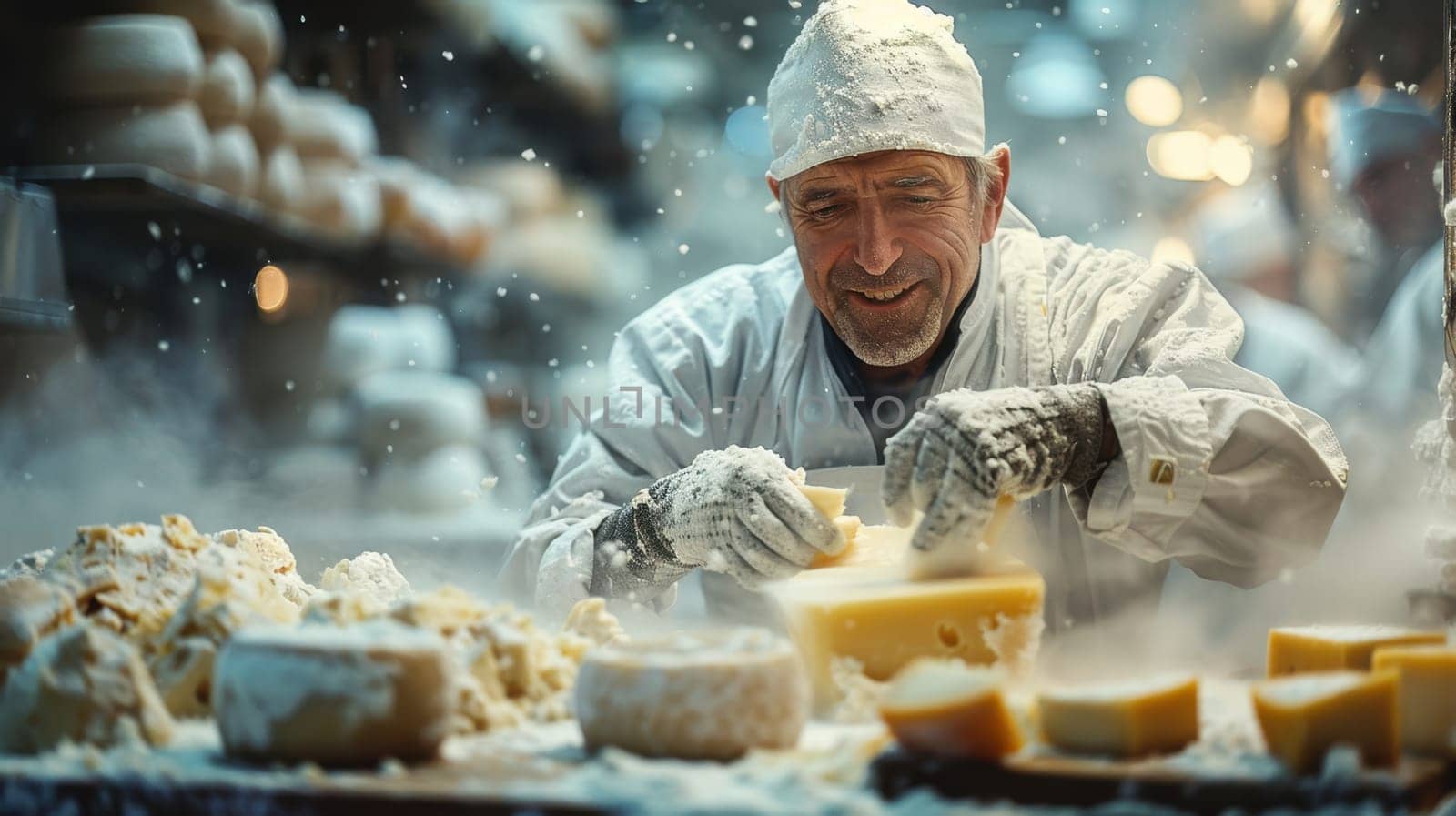 A hereditary cheese maker who makes delicious cheese in his cheese factory.