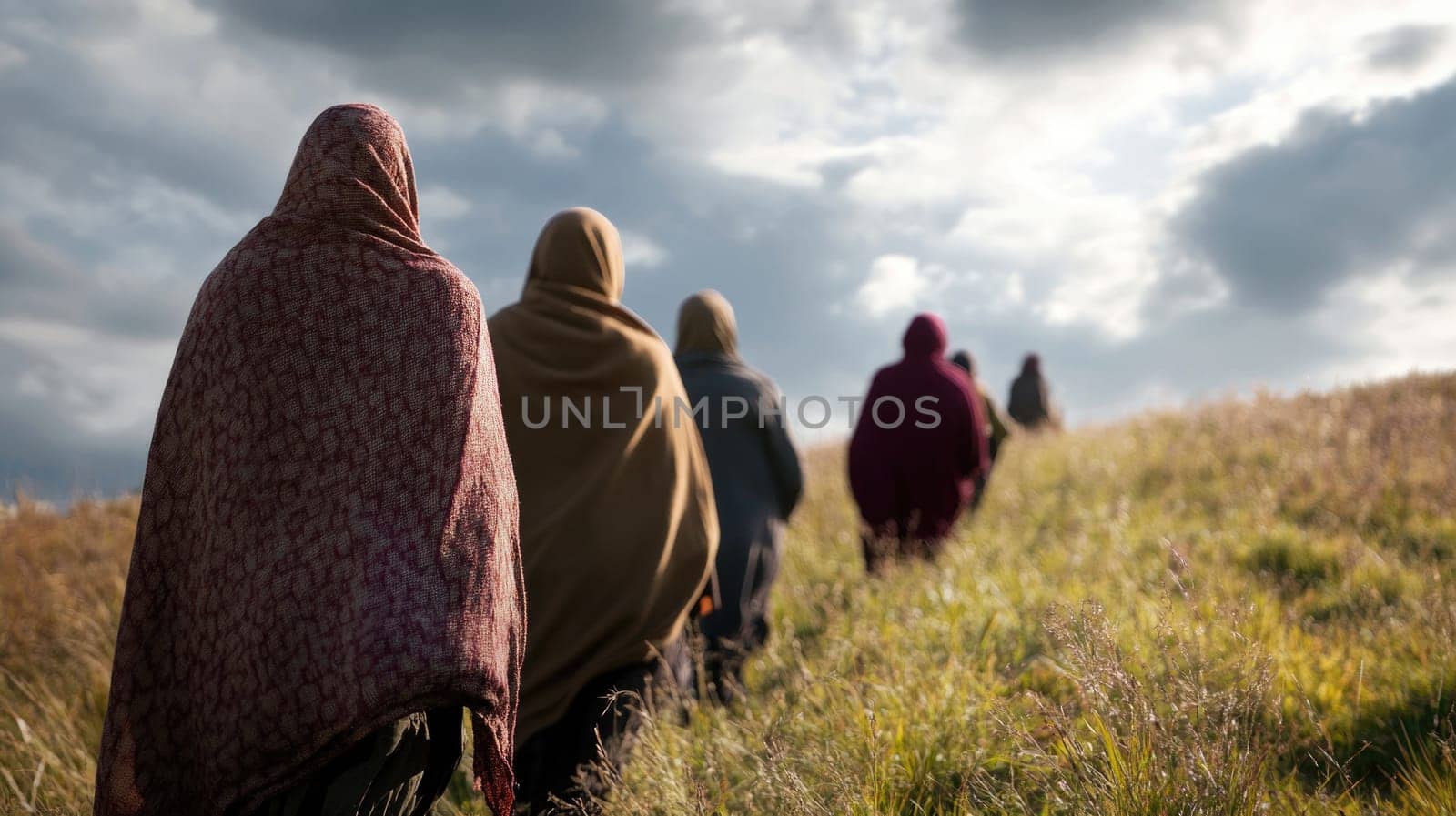 Faces of displacement: portrait refugees driven by conflict, poverty, environmental catastrophes, reflecting human cost major international issues, importance of empathy in finding lasting solutions