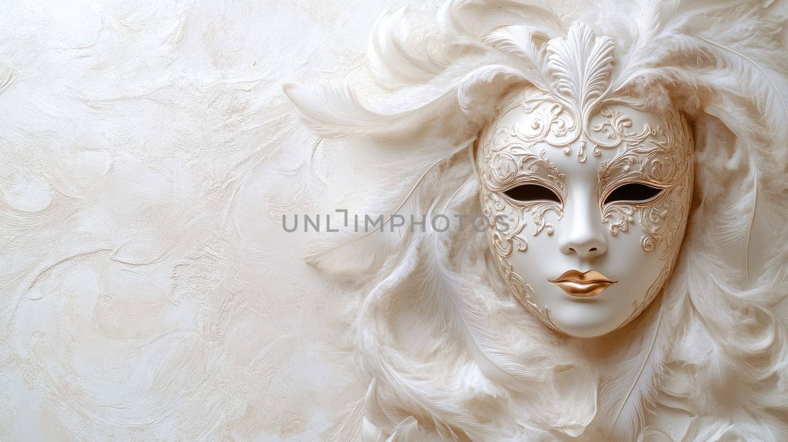 Enigma of celebration: carnival Venetian mask symbolizing secrecy, extravagance, crafted with exquisite detail, capturing spirit of centuries old traditions, mystique of masked revelers