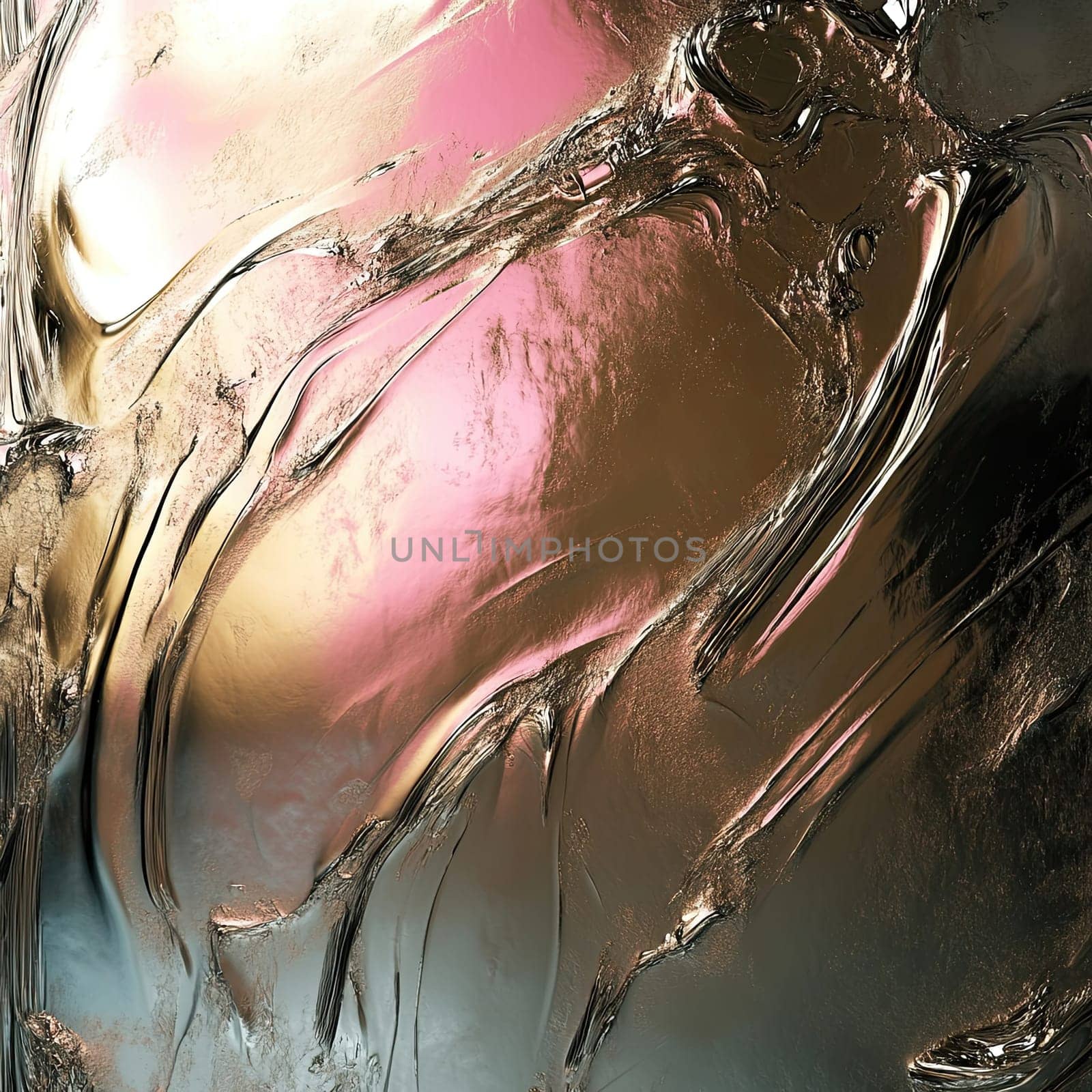 A vibrant abstract glass texture showcases intricate patterns while reflecting colorful light. The artwork exudes a modern artistic flair, captivating the viewer's gaze.