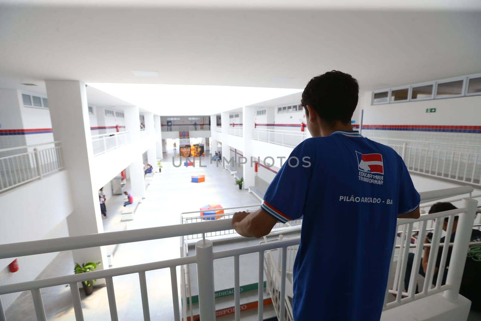 pilao arcado, bahia, brazil - november 13, 2024: view of a public school in the state network of Bahia.