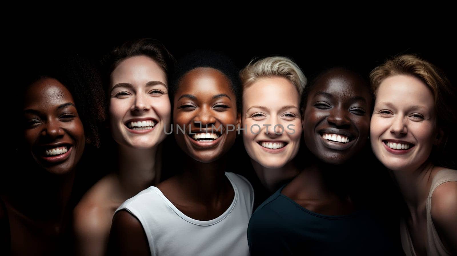 Photos of Young Women of Different Nationalities Together. High quality photo